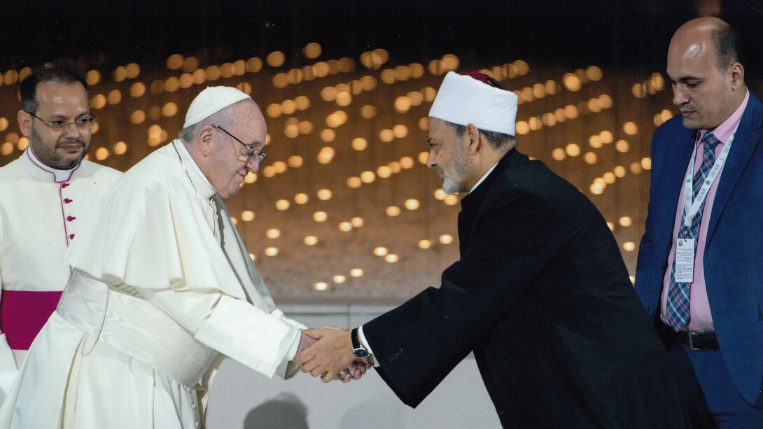 Pope Francis and Grand Imam Ahmed Al-Tayyeb 