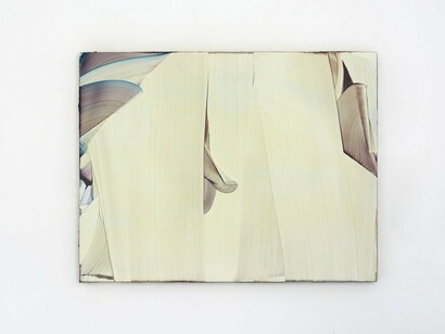 Markus Saile,
Untitled, 2024,
oil on wood,
24 3/8 × 31 3/4 in (62 × 80.5 cm). Courtesy of the artist and Bel Ami Gallery
