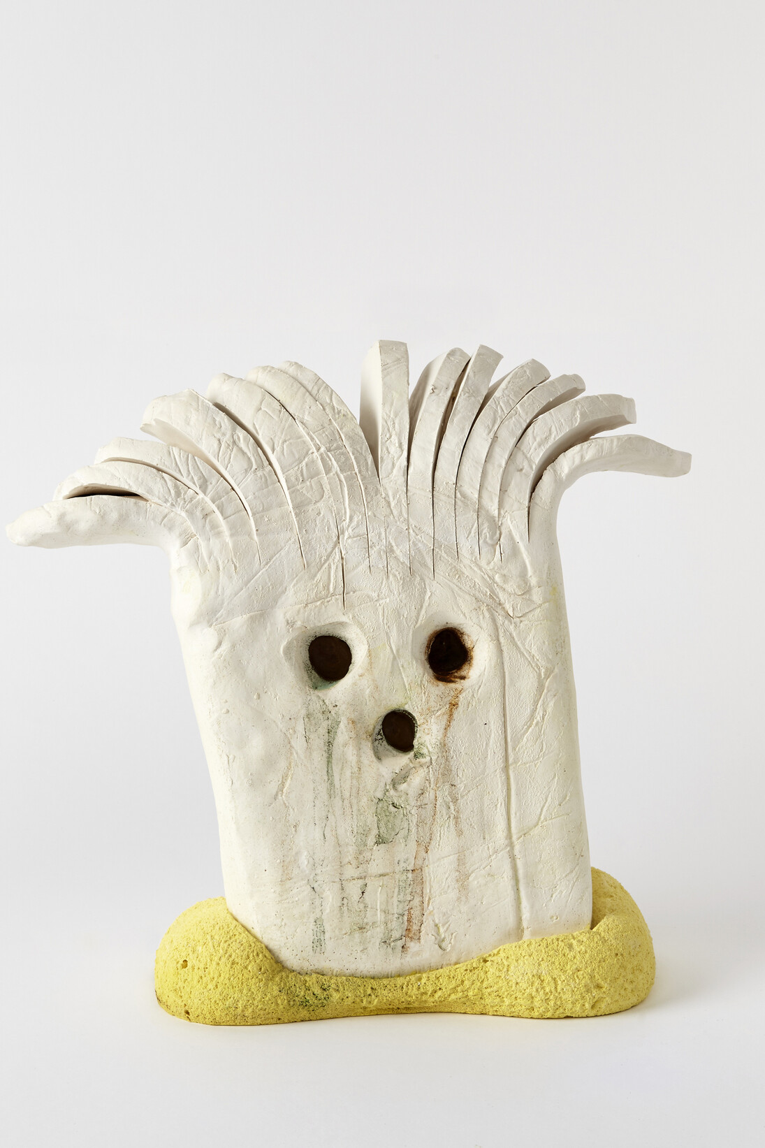 Des Hughes, Suck It Up, 2015, Plaster, bronze and copper. Courtesy the artist 