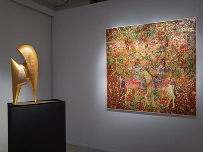 Various artists, A ride in fantasies, exhibition view. Courtesy of Kwai Fung Hin Art Gallery