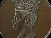 Barbados Penny, copper alloy, England, 1792. Courtesy of the British Museum