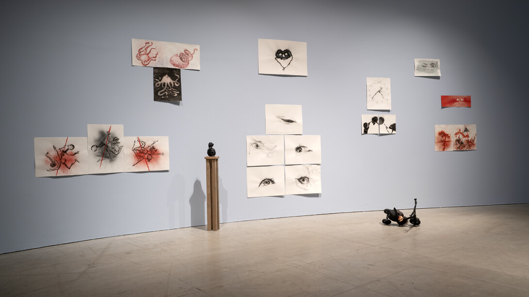Installation view: Annette Messager - Désirs désordonnés / Disordered Desires. Photo: Jens Henrik Daugaard @ARoS2023