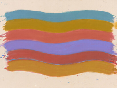 Pat Lipsky, L'esprit d’escalier, 2024. Courtesy of James Fuentes Gallery