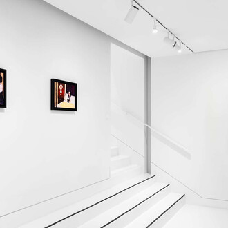 Genieve Figgis, Drama club, vue de l'exposition. Avec l'aimable autorisation d'Almine Rech