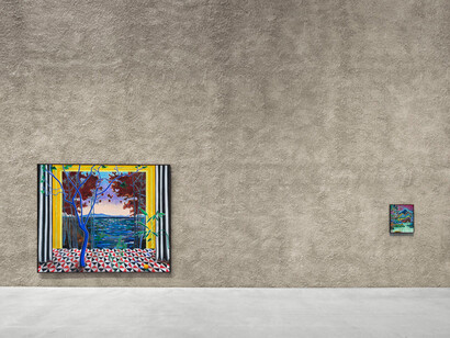Christian Achenbach, Echotropia, exhibition view. Courtesy of König Galerie