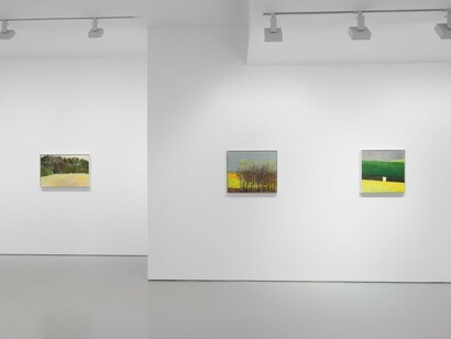 Wolf Kahn, exhibition view. Courtesy of Miles McEnery Gallery