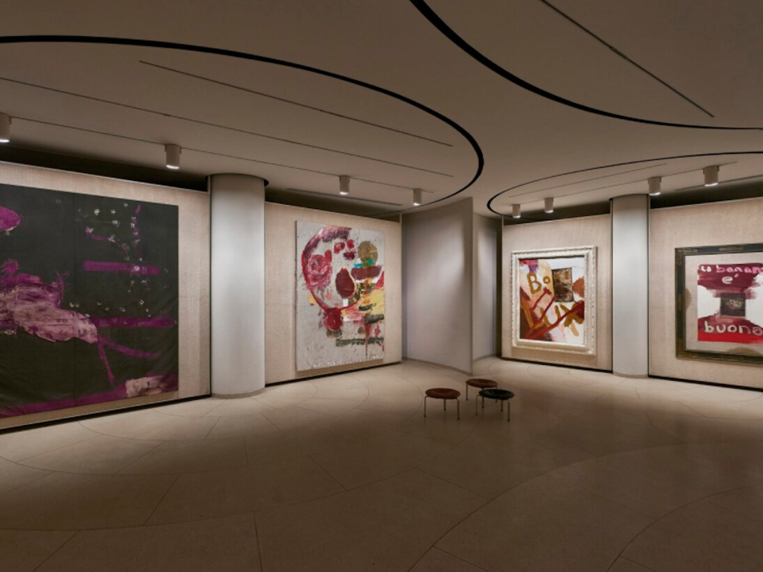Julian Schnabel, Exhibition view. Courtesy of The Glass House
