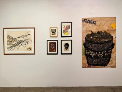Various artists, Editions: prints and drawings, 1960s-present exhibition view. Courtesy of Skoto Gallery 