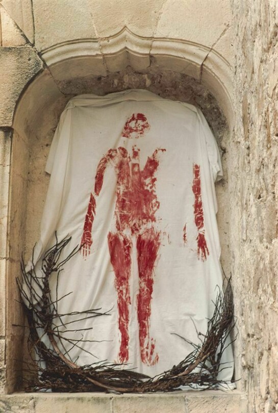 Ana Mendieta, Untitled (from the Silueta series), 1973-77. Collection Museum of Contemporary Art Chicago, gift from The Howard and Donna Stone Collection.