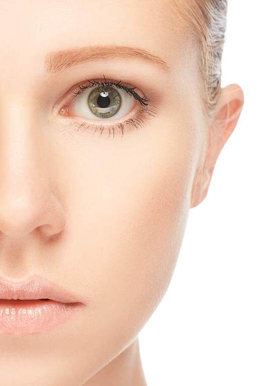 Mujer con la piel clara