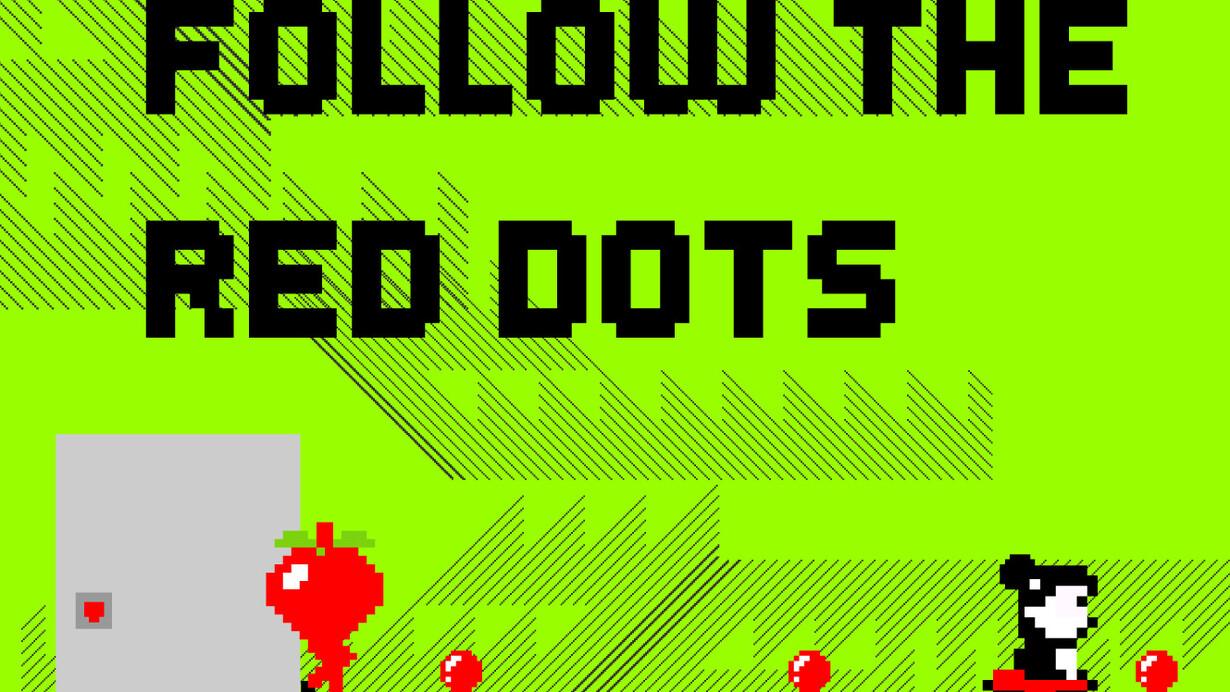 Raquel Meyers, Follow the red dots (detail). Courtesy of iMAL