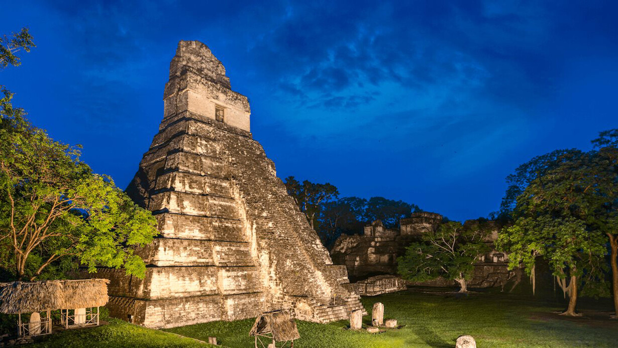 Templo del Gran Jaguar, parque de Tikal, Guatemala