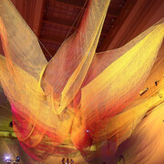 Janet Echelman, 1.8 Renwick, exhibition view. Courtesy of SAAM