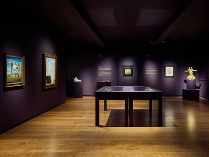 Dalí: the great years, exhibition view. Courtesy of Di Donna Galleries