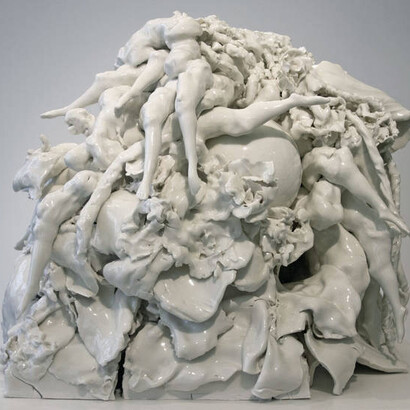 Rachel Kneebone at the V&A. Courtesy of Victoria and Albert Museum