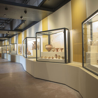 Troya y Roma. Mitos, leyendas, historias del Mediterráneo antiguo, vista de exhibición. Cortesía del Parque Arqueólogico del Coliseo de Roma