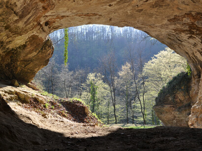 Entrada de la cueva Vindija, Croacia.
(Copyright: Johannes Krause, del Instituto Max Planck de Antropología Evolutiva)