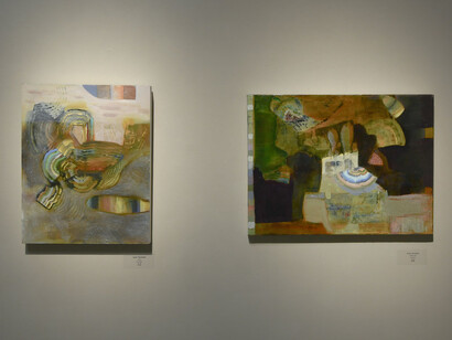 Francisco Mayor Maestre, Overheard conversations, exhibition view. Courtesy of Evoke Contemporary