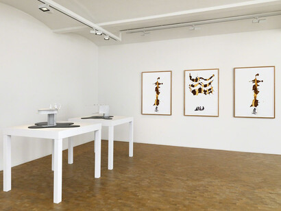 From a distance, Exhibition view. Courtesy of Pippy Houldsworth Gallery