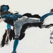 John Collins, Moonlight Graham no. 199 (detail), 2025. Courtesy of Track 16 Gallery