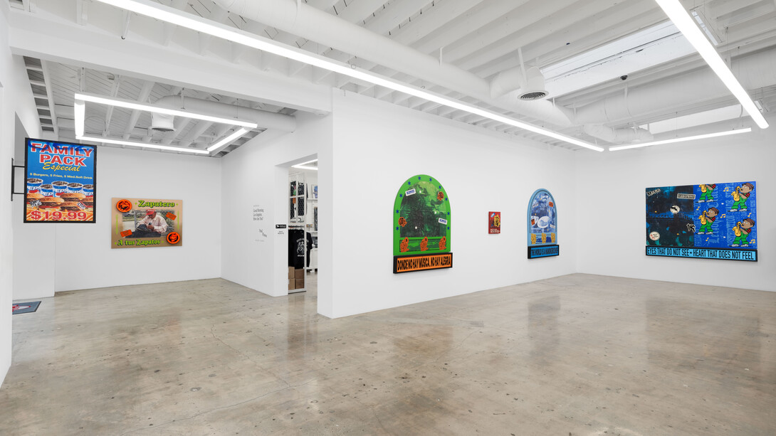 Paul Flores, Good morning Los Angeles, how are you? Exhibition view. Courtesy of Control Gallery