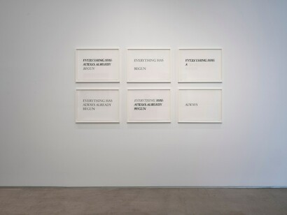 Cody Trepte, Of time, exhibition view. Courtesy of Meliksetian | Briggs Gallery