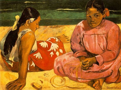 Paul Gauguin Mulheres de Tahitian na praia, 1891