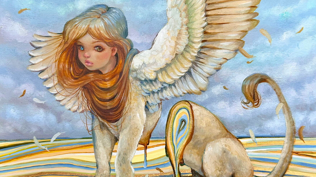 Camilla d’Errico, Veiled in vivid riddles. Courtesy of Corey Helford Gallery