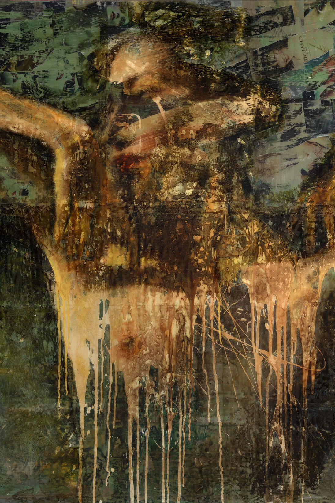 Afshin Naghouni, Dream Stream 1, 120 x 150 cm, 2014, mixed nedia