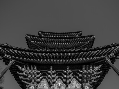 Ban Gwang-Cheon, Contemplating Hanok. Courtesy of  Kate Oh Gallery