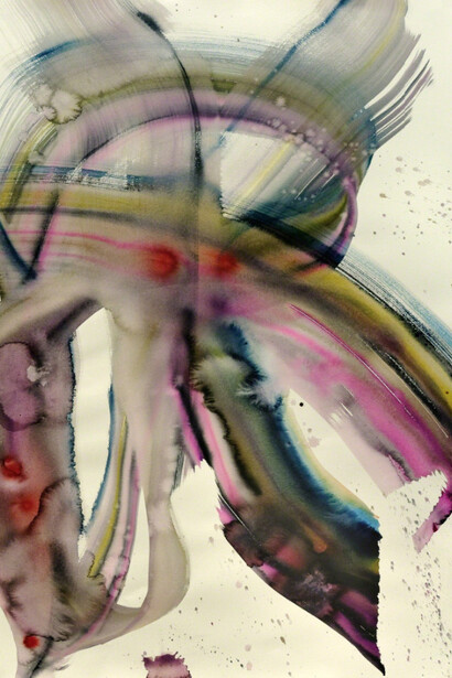 Hubert Scheibl und David Meskhi. Courtesy of Galerie Kornfeld