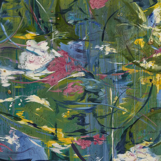 Michaela Yearwood-Dan, I rise with the sun (detail), 2026. Courtesy of Marianne Boesky Gallery