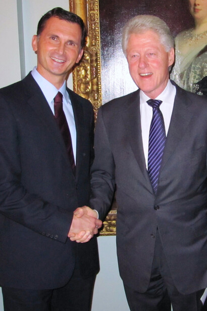 Professor Primorac with Bill Clinton, former President of the United States