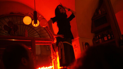 Gemmayzeh, in a club