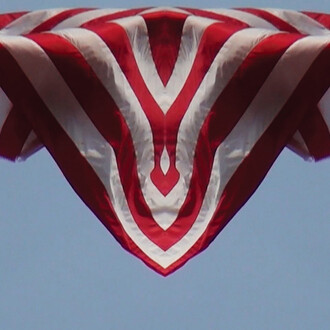 Stefano Cagol, ‘Stars & Stripes. Redouble’, 2013, NYC, HD video, Blu-ray, 11’ 14" looped. Courtesy Canepaneri, Milan