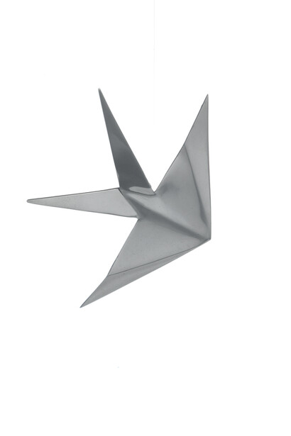 Terence Coventry, Swallow Brooch, Sterling Silver, Edition of 20, 9 cm high
