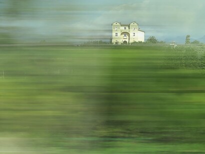Paesaggio spettacolare dal treno
