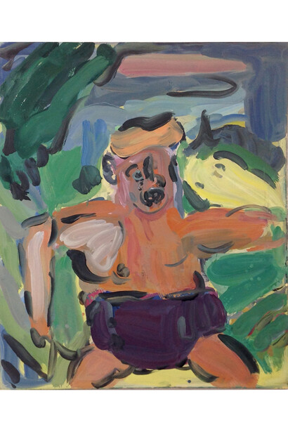 Kate Groobey, Shiver Me Timbers, 2014, Oil on canvas, 150 x 120 cm