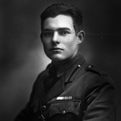Hemingway in uniforme nel 1918