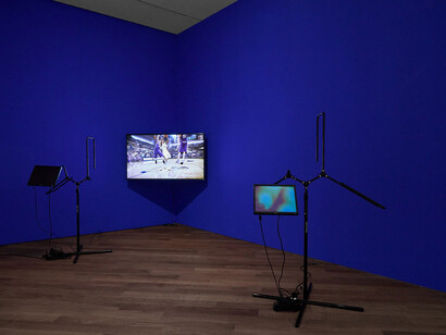 Video killed the radio star: the 1980s and their cultural echoes, vue de l'exposition. Avec l'aimable autorisation du Mudam Luxembourg