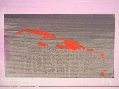 Hurvin Anderson, Passenger opportunity. Courtesy of Pérez Art Museum Miami