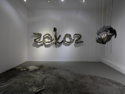 Various artists, Żabie Doły, a group exhibition, exhibition view. Courtesy of Kronika Centre for Contemporary Art