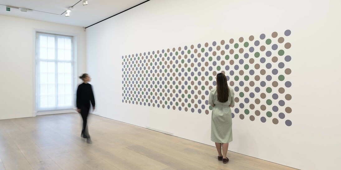 Bridget Riley. Courtesy of David Zwirner