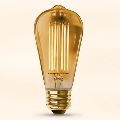 Bombilla incandescente perfeccionada por Thomas Alva Edison