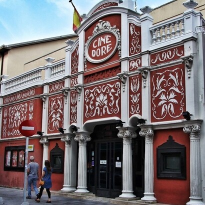 Madrid. El cine Doré, en el barrio de Lavapiés