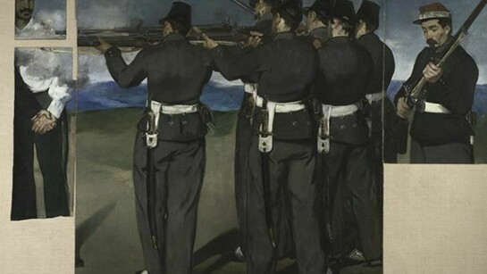 Edouard Manet 1832 - 1883, The Execution of Maximilian, about 1867-8, Oil on canvas, 193 x 284 cm, © The National Gallery, London