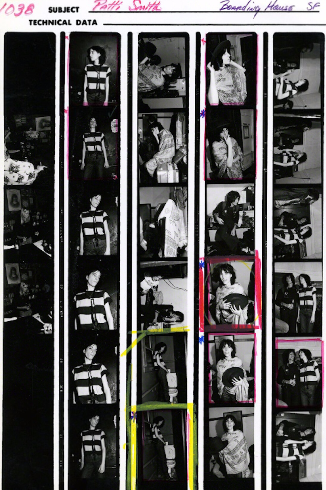 Michael Zagaris, Patti Smith At The Boarding House. Courtesy of Milk Gallery