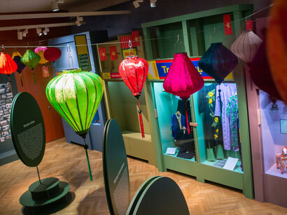 Familiar and unfamiliar Vietnam, exhibition view. Courtesy of Náprstek Museum of Asian, African and American Cultures