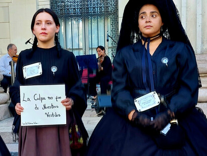 Luto de época del siglo XIX. Santiago, Chile, 8 de diciembre de 2025