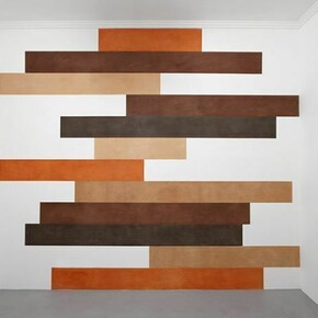 David Tremlett, Piled Up 2011, Pastello 340 x 390 cm, Courtesy A arte Invernizzi, Milano